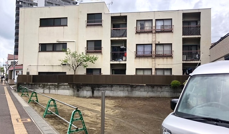 新築外構　施工前